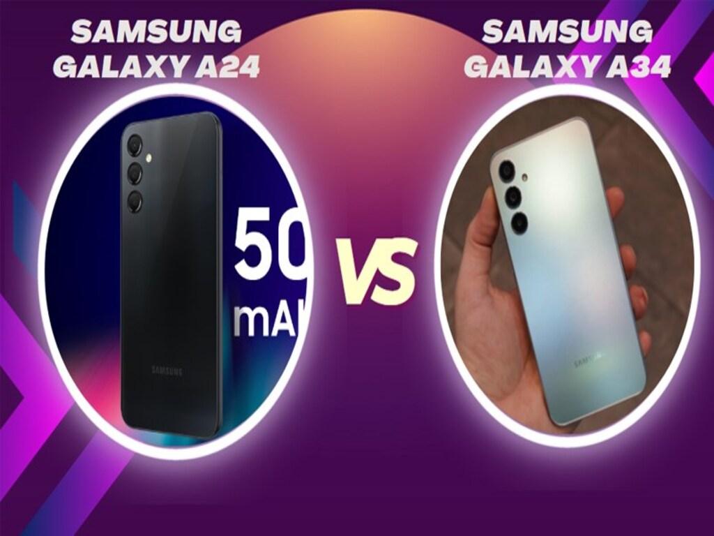So sánh cấu hình Galaxy A24 và A34