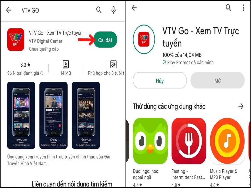 Cách cài đặt và sử dụng VTV GO trên điện thoại Android & iOS