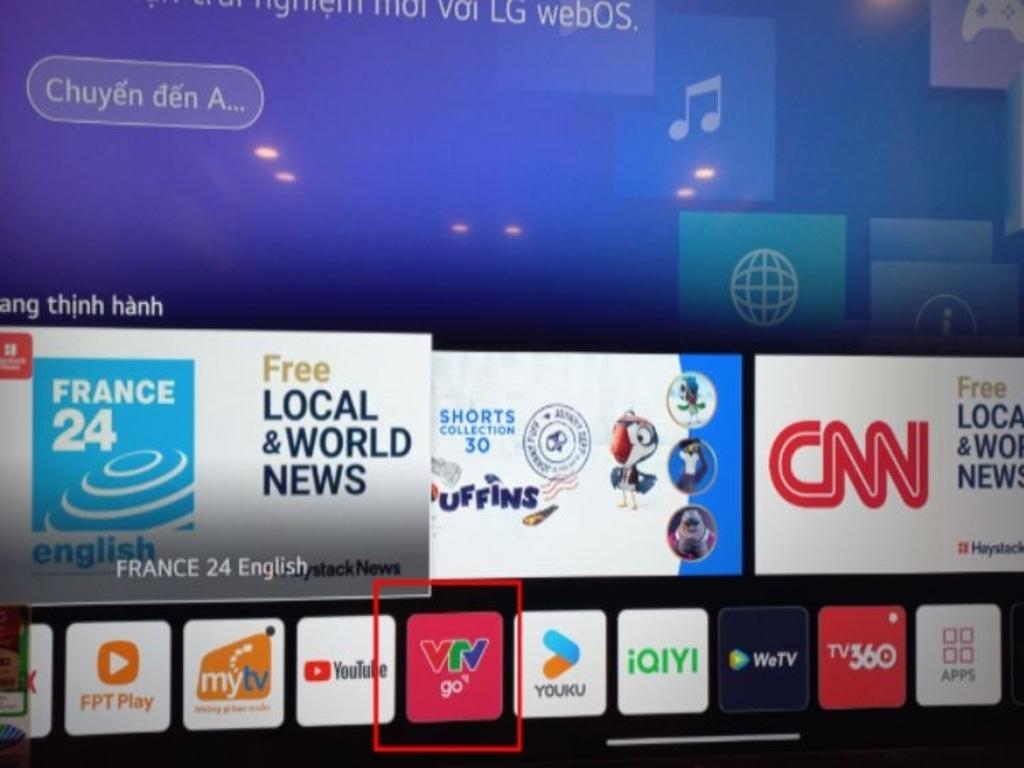 Trải nghiệm VTV GO trên Smart TV và TV Box