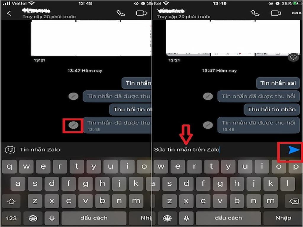Cách chỉnh sửa tin nhắn Zalo đã gửi nhanh chóng