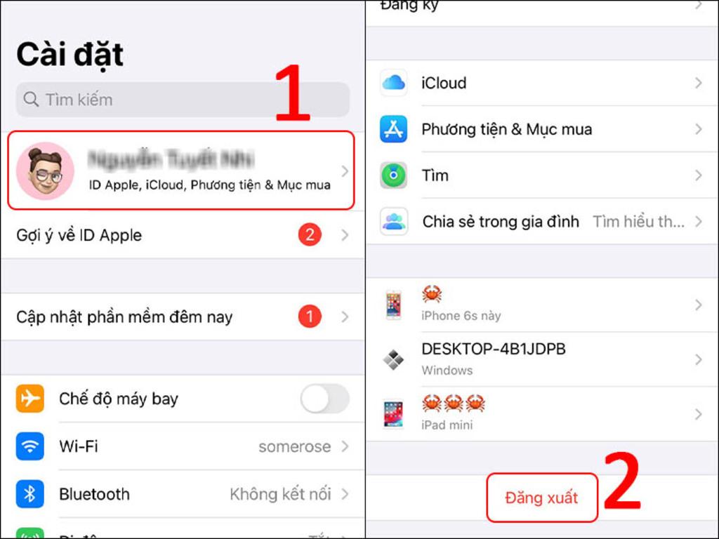 Cách thoát ID Apple khi không nhớ thông tin đăng nhập