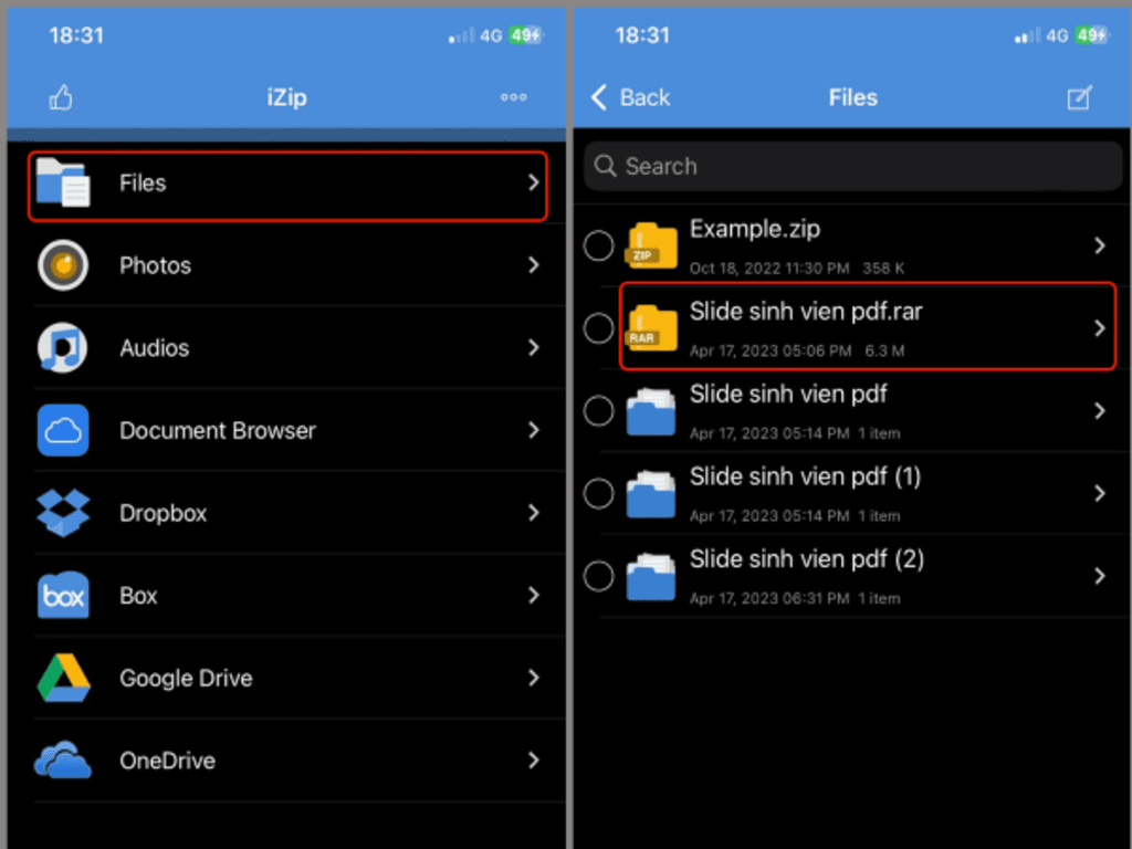 Ứng dụng giải nén file ZIP miễn phí trên iOS
