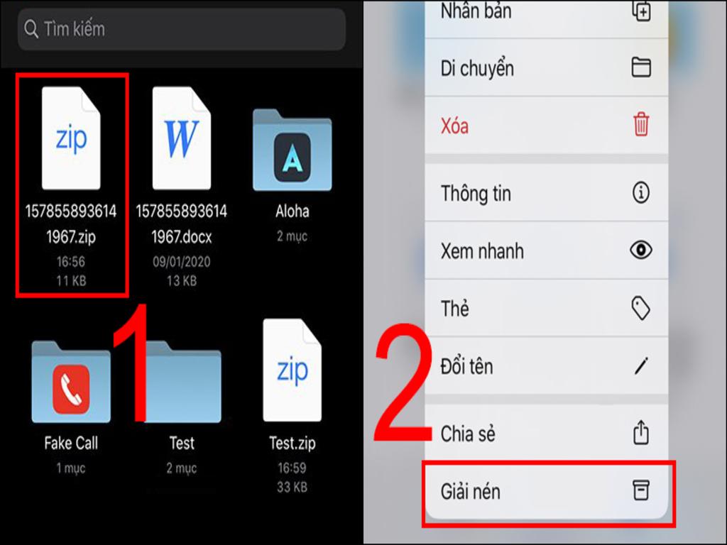 Hướng dẫn mở file ZIP trên iPhone bằng tính năng có sẵn