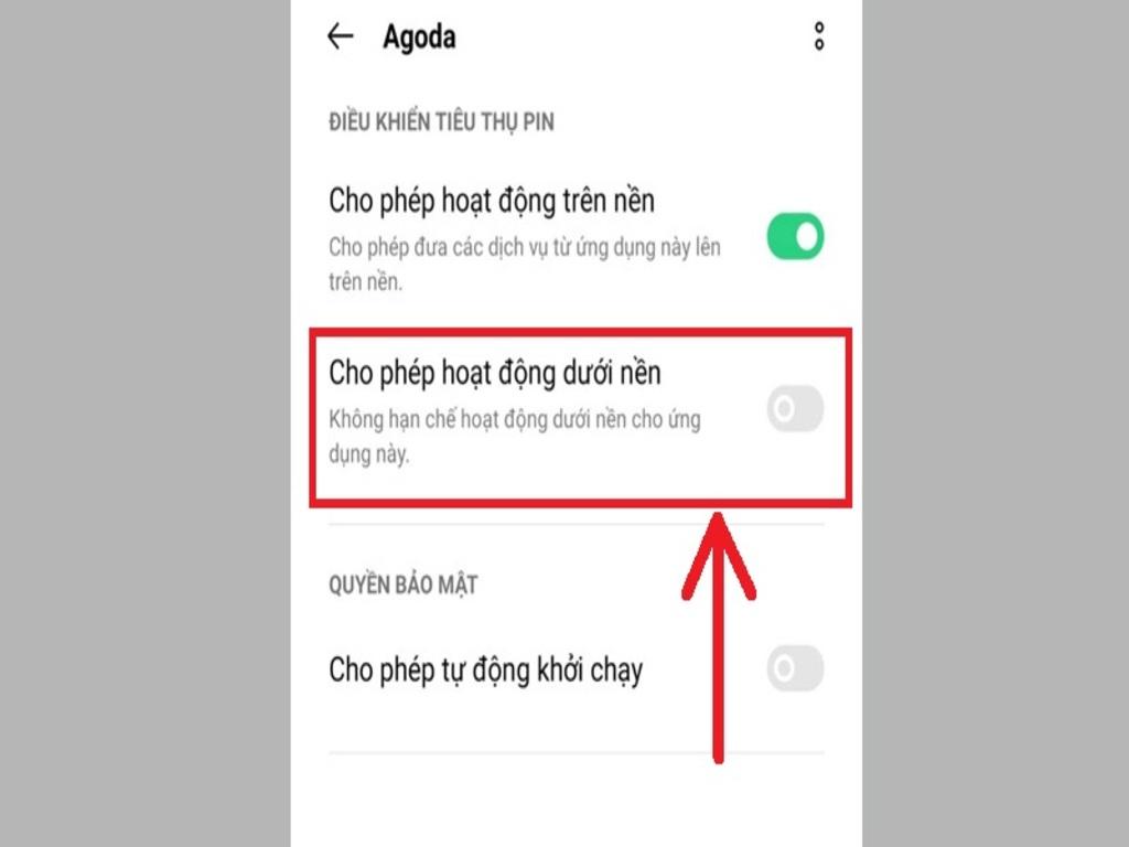 Cách cho phép hoặc giới hạn ứng dụng chạy nền