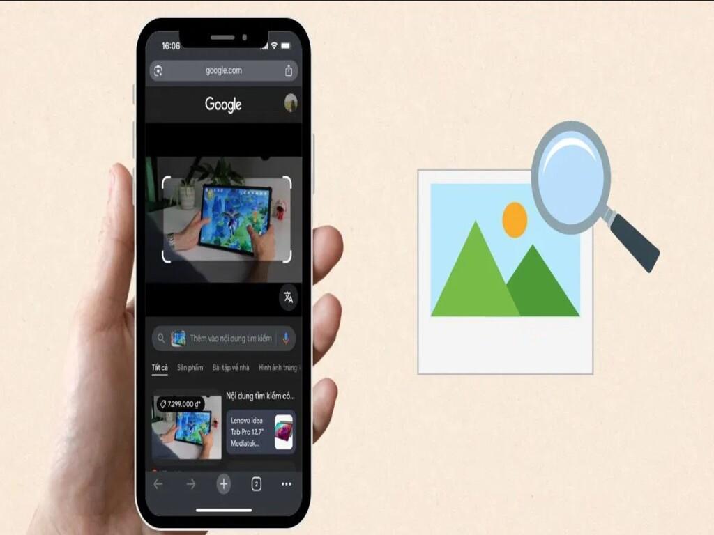Hướng dẫn tìm kiếm bằng ảnh trên điện thoại Android/iPhone