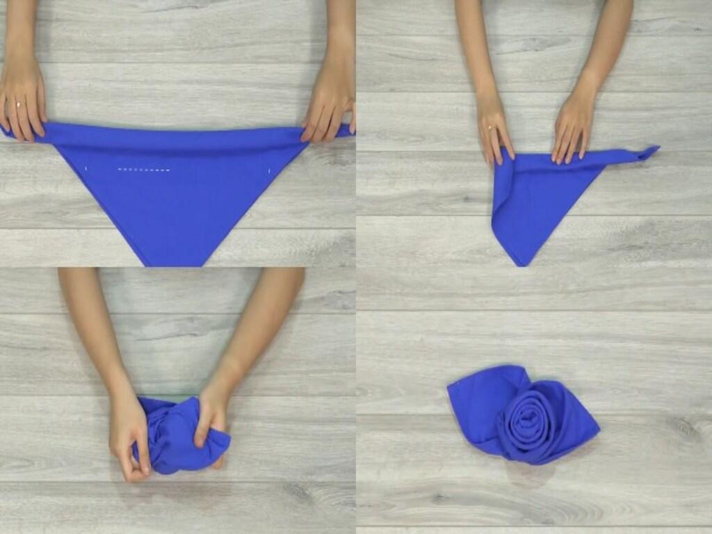 Các kiểu gấp khăn ăn phổ biến và đẹp mắt