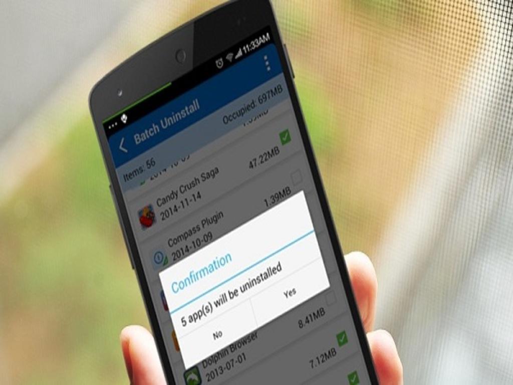 Xóa ứng dụng và dữ liệu không cần thiết