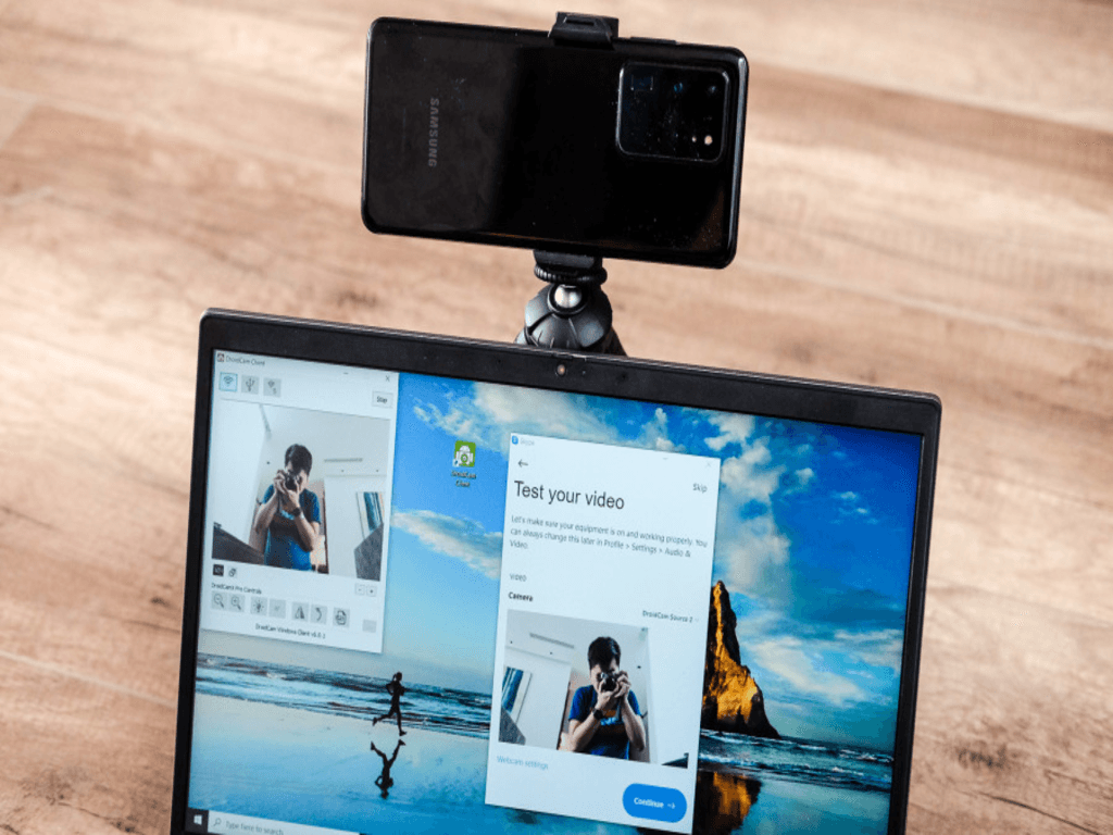 Khi nào cần dùng điện thoại làm webcam cho máy tính?
