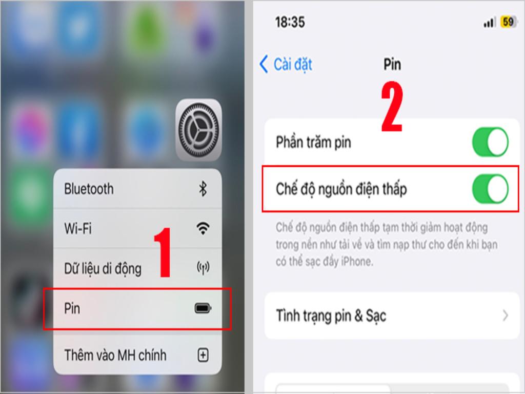 Cách kích hoạt chế độ tiết kiệm pin iPhone