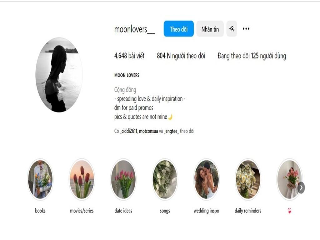 Gợi ý tên Instagram theo sở thích, cá tính