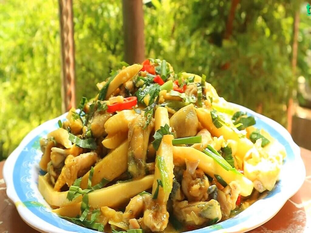 Hoàn thiện món ăn với hướng dẫn cách nấu măng trúc xào ếch