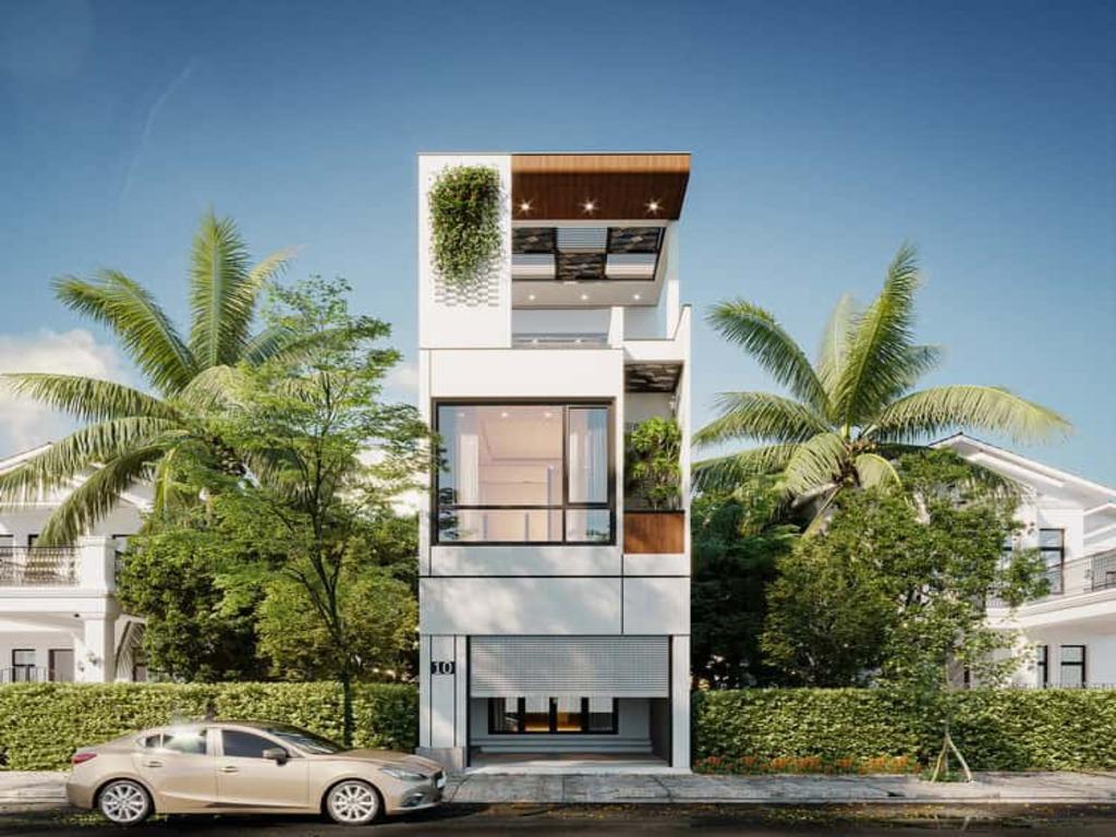 Xu hướng thiết kế mặt tiền nhà phố hiện đại