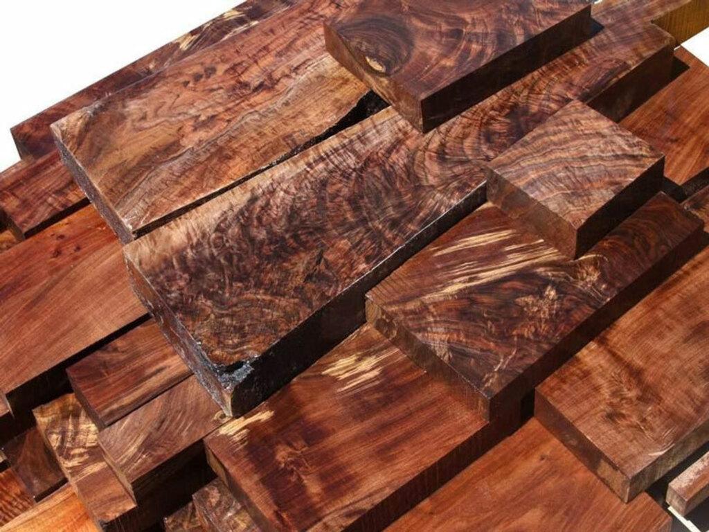 Các loại gỗ óc chó được ưa chuộng
