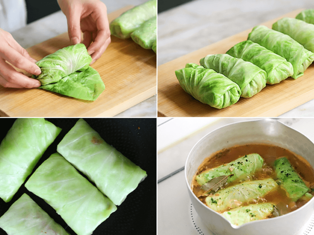 cac-buoc-che-bien-mon-cai-thao-cuon-thit