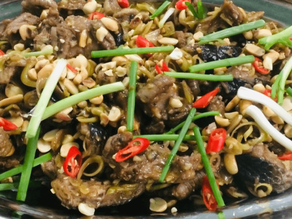 thit-ran-xao-lan-mon-an-dan-da-nhung-gay-nghien