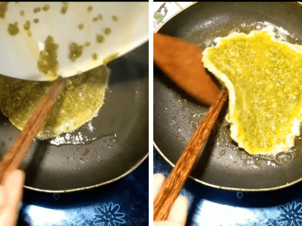 chien-trung-com-dung-ky-thuat-de-mon-an-vang-gion