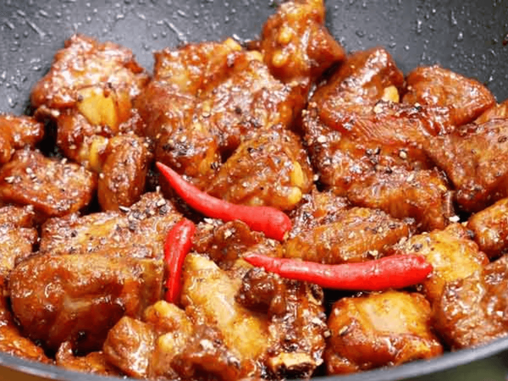 Meo-chien-suon-gion-ngon-khong-kho
