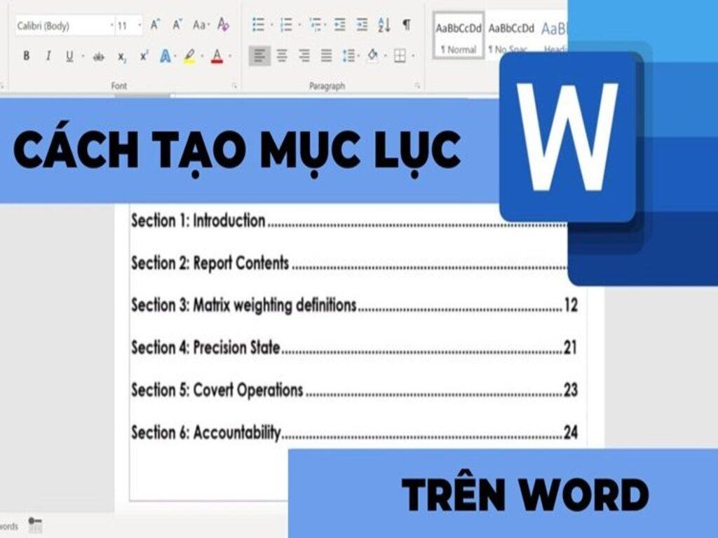 Cách làm mục lục trong Word chuyên nghiệp như dân văn phòng