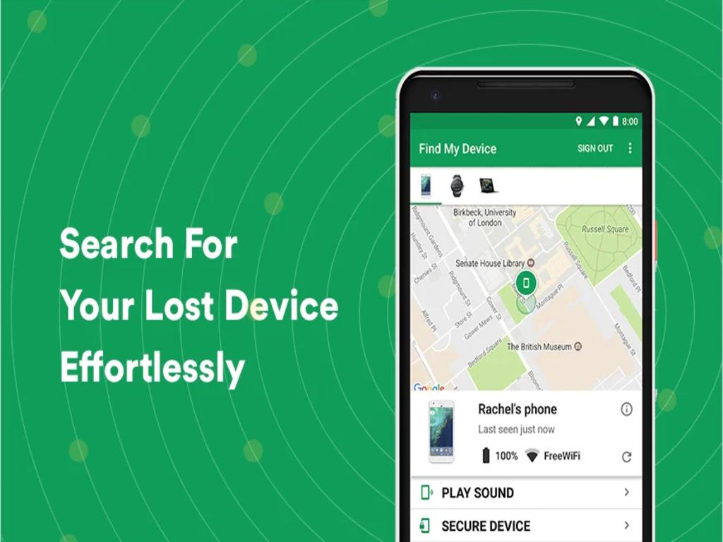 Mẹo sử dụng find my device cho Android khi mất kết nối Internet