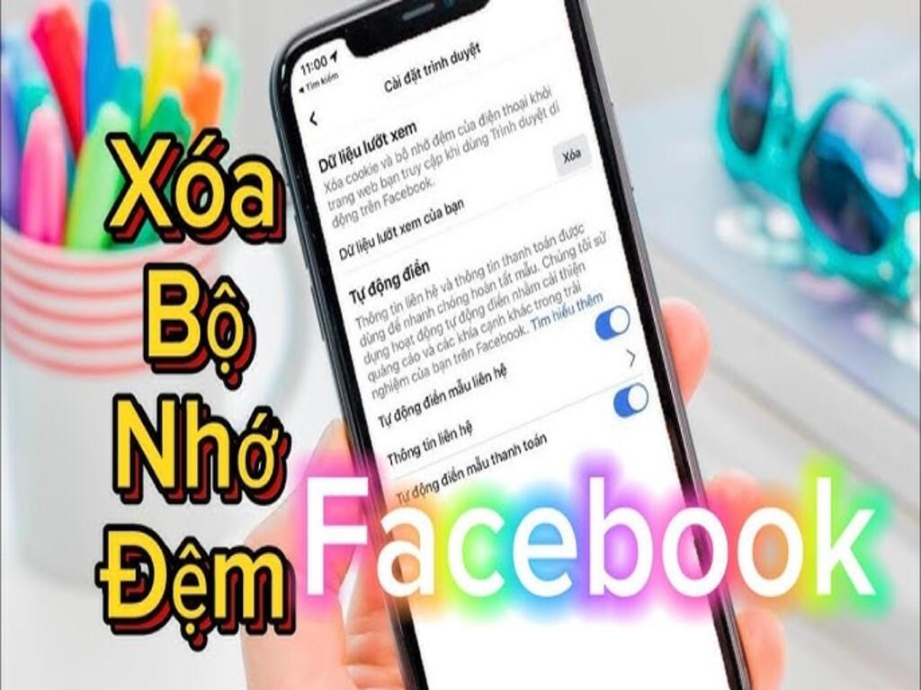 Hướng dẫn xoá bộ nhớ đệm Facebook trên iPhone cực kỳ đơn giản
