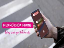 mở khóa bằng cuộc gọi khẩn cấp