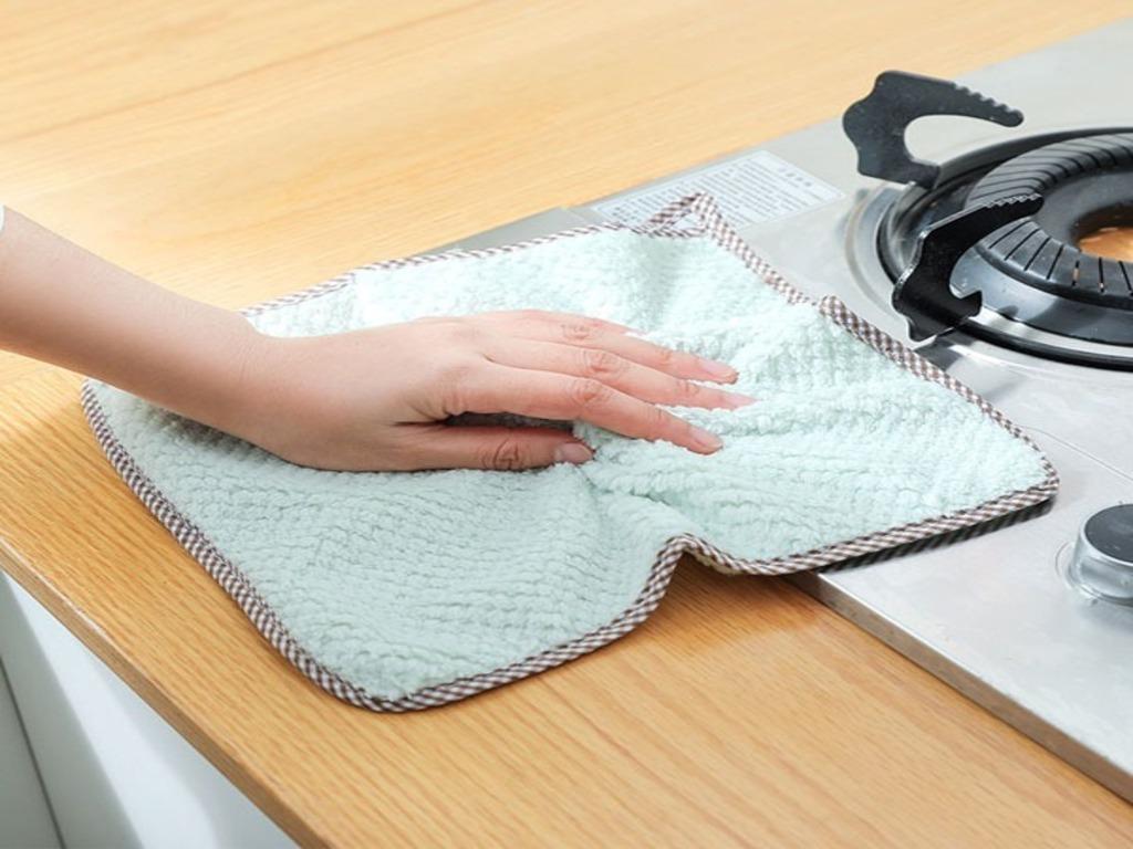 Lợi ích của khăn nhà bếp bí mật nhỏ khiến căn bếp "sạch bong kin kít"