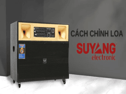cách chỉnh loa kẹo kéo Suyang