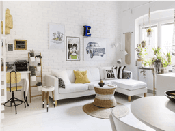 Thiết kế phòng khách tối giản