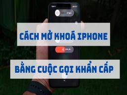 mở khóa iPhone bằng cuộc gọi khẩn cấp