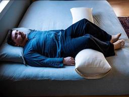 Cách kê gối dưới chân khi ngủ