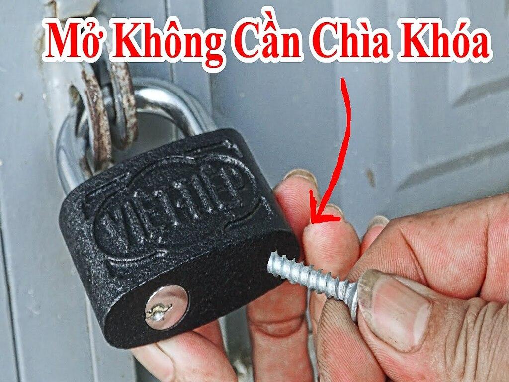Cách mở ổ khóa khi mất chìa an toàn, mẹo vặt giúp bạn “cứu nguy”