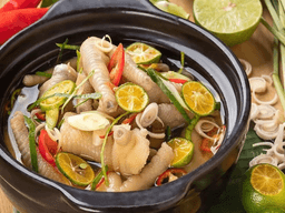 cách làm chân gà sả tắc xoài