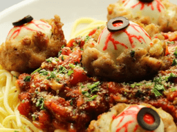 cách làm mỳ ý Halloween