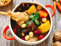 cách làm gà hấp nấm đông cô