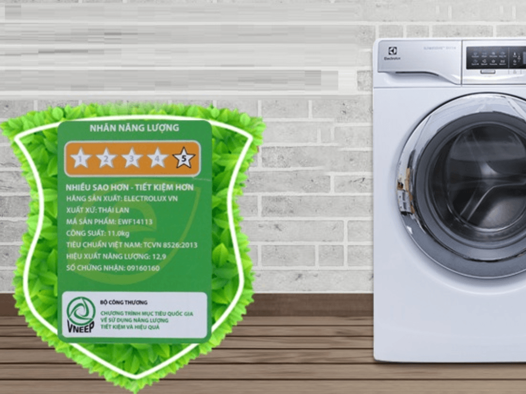 Hiệu suất sử dụng năng lượng máy giặt là gì mà các hãng đua nhau khoe “5 sao”