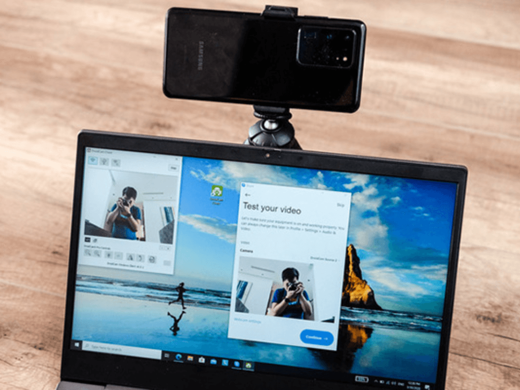 Biến smartphone thành webcam nét hơn cam laptop lại chẳng tốn tiền