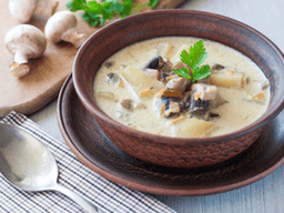 nấu cháo nấm rơm cho bé