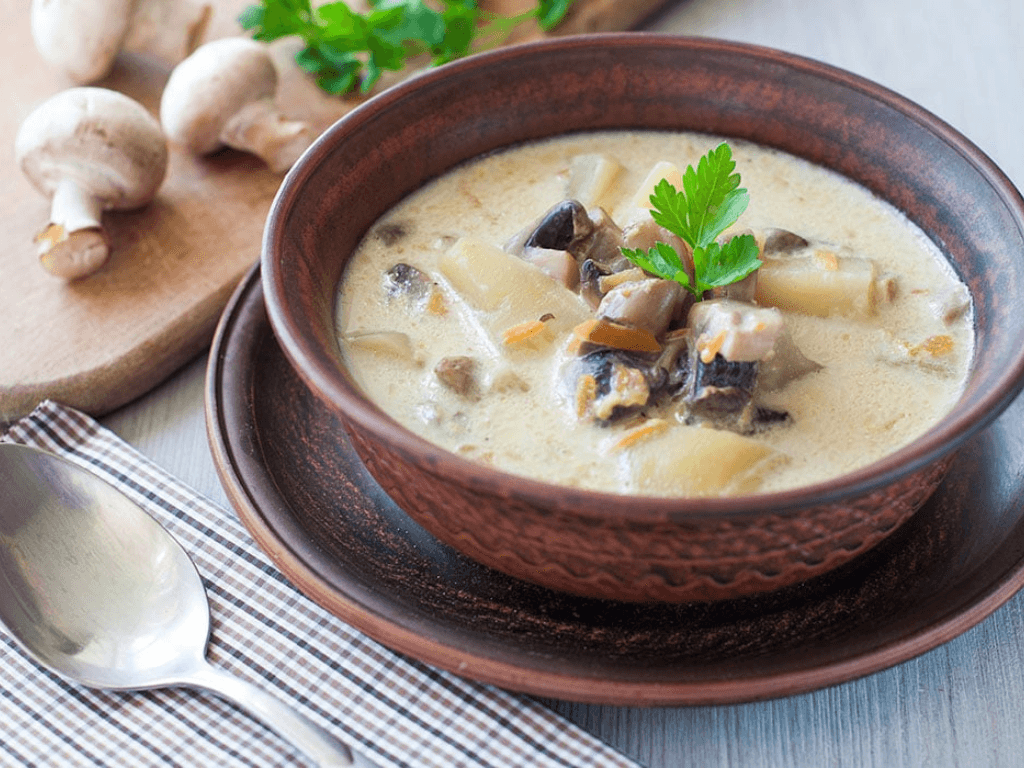 Nấu cháo nấm rơm cho bé không tanh không nhạt ai cũng khen khéo tay