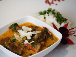 cách làm bò xào nước cốt dừa