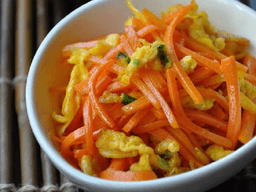 cách làm cà rốt xào trứng