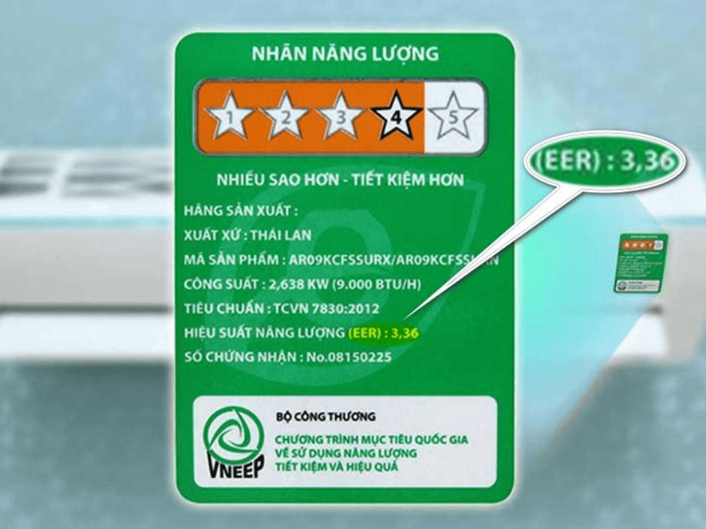Chỉ số hiệu suất EER là gì mà thế hiện điều hòa tiết kiệm hay “ngốn điện”