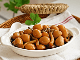 cách làm nấm rơm kho trứng cút