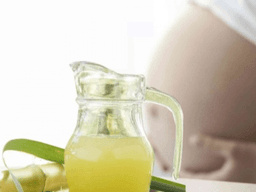 bầu mấy tháng uống được nước mía