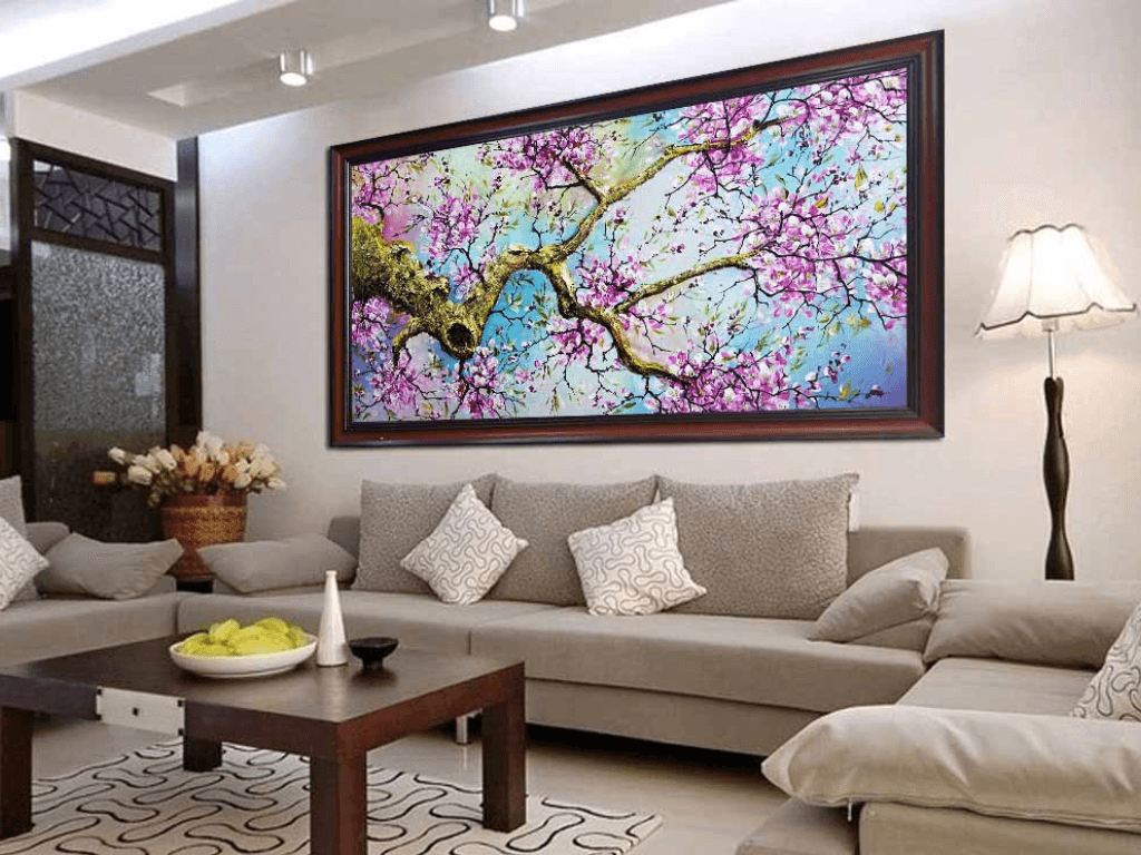 Cách treo tranh phòng khách chuẩn phong thủy giúp “kéo lộc vào nhà”