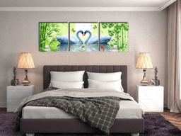 chọn tranh treo phòng ngủ cho người mệnh mộc