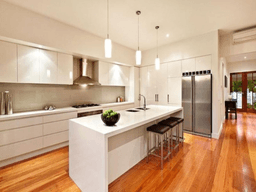 thiết kế nhà bếp không gian mở