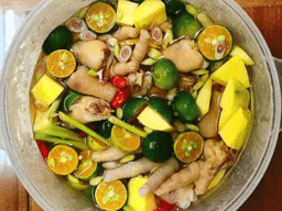 cách làm chân gà sả tắc ăn liền