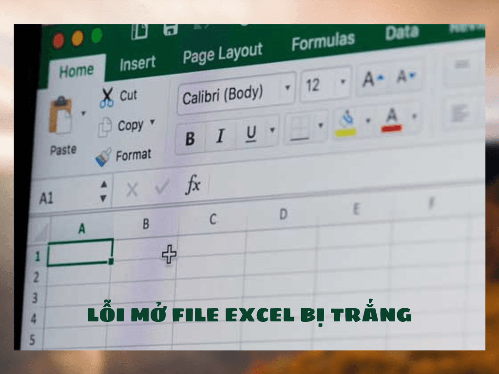 Lỗi mở file Excel bị trắng: Giải mã bí ẩn khiến dữ liệu “bốc hơi” tạm thời