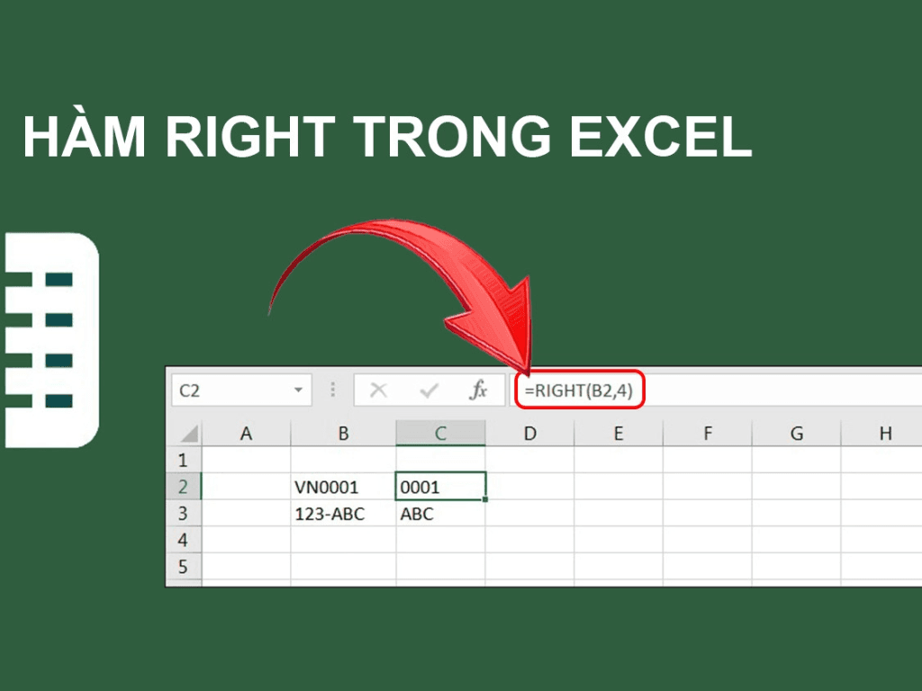 Công thức RIGHT trong Excel là gì mà “dân văn phòng” nào cũng cần biết