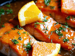 cách làm cá hồi sốt cam